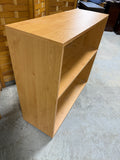 Light Colored Low Bookcase with Adjustable Shelf