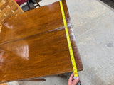 Antique Game Table with Glass