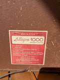 Zenith Allegro “wedge” record player with original speakers