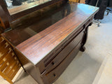 Antique Empire Style Dresser with Large Swivel Mirror***HEAVY ITEM***READ DETAILS ON PICK UP POLICY***
