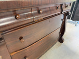 Antique Empire Style Dresser with Large Swivel Mirror***HEAVY ITEM***READ DETAILS ON PICK UP POLICY***
