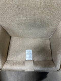Upholstered Chair with Ottoman by Mckinley Leather of Hickory inc.