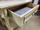 Cream Painted Night Stand with Laminate Top