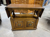 Drop-Side Server with Honey Oak Finish