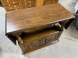 Drop-Side Server with Honey Oak Finish