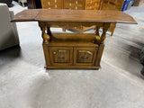 Drop-Side Server with Honey Oak Finish