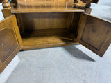 Drop-Side Server with Honey Oak Finish