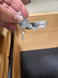 Aspen Home File Drawers with Keys on Casters