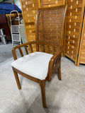 Thomasville Cane Back Arm Chair - see photos for condition