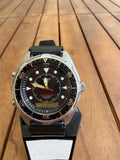 Casio AMW-320D Dive Watch known as the “Arnie”.