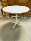Round White Dinette Table