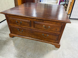 Large Square Coffee Table with Lots of Storage***HEAVY ITEM***READ DETAILS ON PICK UP POLICY***