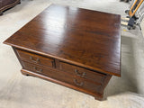 Large Square Coffee Table with Lots of Storage***HEAVY ITEM***READ DETAILS ON PICK UP POLICY***