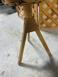 Woven Basket Plant Stand