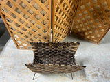Rattan Woven Magazine Rack