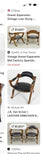 Drexel Esperanto Curule-Style Pair of Arm Chairs, Sit Low/Note seat height of 15"