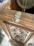 Antique German Open-Well Grandfather Clock - Art Nouveau Styling