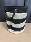 Black and Khaki Soft Sided Storage Basket/Tote
