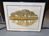 "Napa" a Stephen Luskin Signed and Numbered Etching (Needs New Glass)