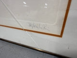 "Napa" a Stephen Luskin Signed and Numbered Etching (Needs New Glass)