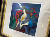 Time to Relax by Itzchak Tarkay - Signed Serigraph with COA
