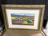 Purple Shadows by Slava Brodinsky - Signed Serigraph with COA