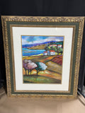 Seaside FIelds by Slava Brodinsky - Signed Serigraph with COA
