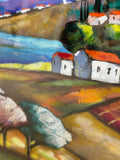 Seaside FIelds by Slava Brodinsky - Signed Serigraph with COA