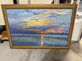 Orange/Blue Sunrise by Ginger Olansen