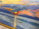 Orange/Blue Sunrise by Ginger Olansen
