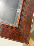 Crackle Framed Mirror