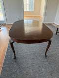 Henkel Harris Dining Table and 8 Chairs, 3 leaves and Pads Included ***HEAVY ITEM***READ DETAILS ON PICK UP POLICY***