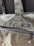 LL Bean Olive and Black Tote