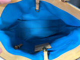 Denim and Leather Coach Signature Purse