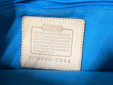 Denim and Leather Coach Signature Purse