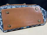 Denim and Leather Coach Signature Purse