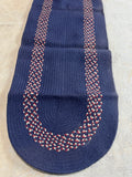 Navy Braided Runner (69"x24")