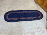 Navy Braided Runner (69"x24")
