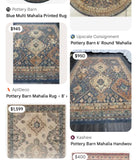 Mahalia Printed Hand Woven Rug by Pottery Barn (5'x3')
