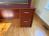Bush Furniture Desk with Hutch and 2 Modular File Cabinets ***HEAVY ITEM***READ DETAILS ON PICK UP POLICY***