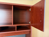 Bush Furniture Desk with Hutch and 2 Modular File Cabinets ***HEAVY ITEM***READ DETAILS ON PICK UP POLICY***