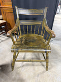 Painted Green Arm Chair