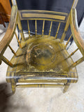 Painted Green Arm Chair