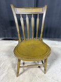 Single Painted Green Chair - Sits Low