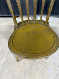 Single Painted Green Chair - Sits Low