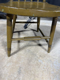 Single Painted Green Chair - Sits Low