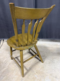 Single Painted Green Chair - Sits Low