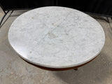 Oval Marble Side Table