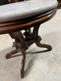 Oval Marble Side Table