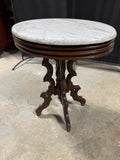 Oval Marble Occasional Table